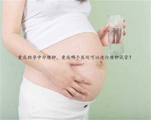 重庆助孕中介借卵，重庆哪个医院可以进行借卵试管？